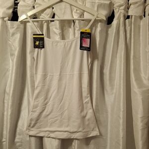 Maidenform White Chemise Body Shaper Firm MED